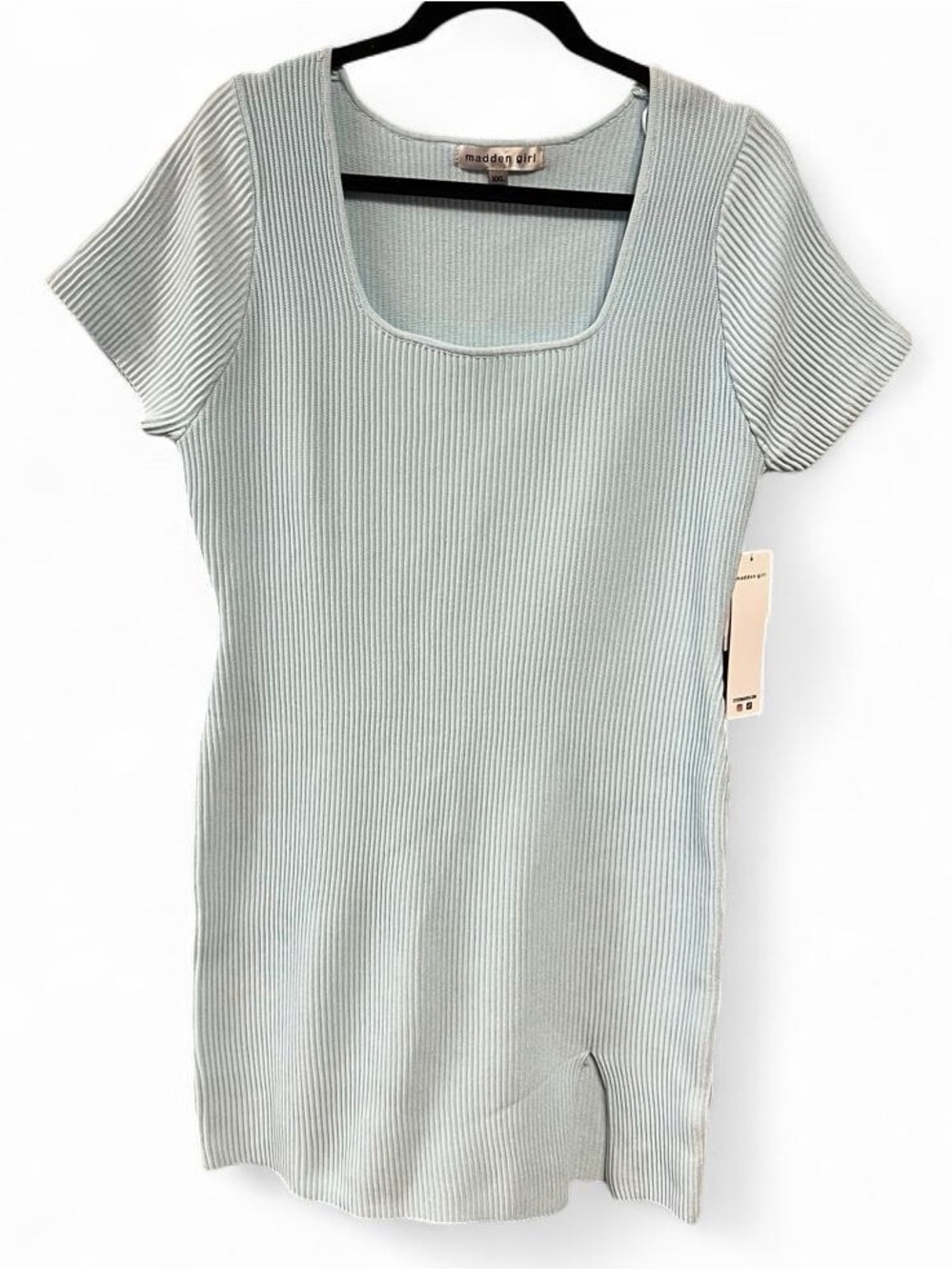 NWT Madden Girl Ribbed Dress Blue XXL